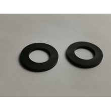 Black Nylon Spacer White PTFE Flat Gasket Round Sealing Washer